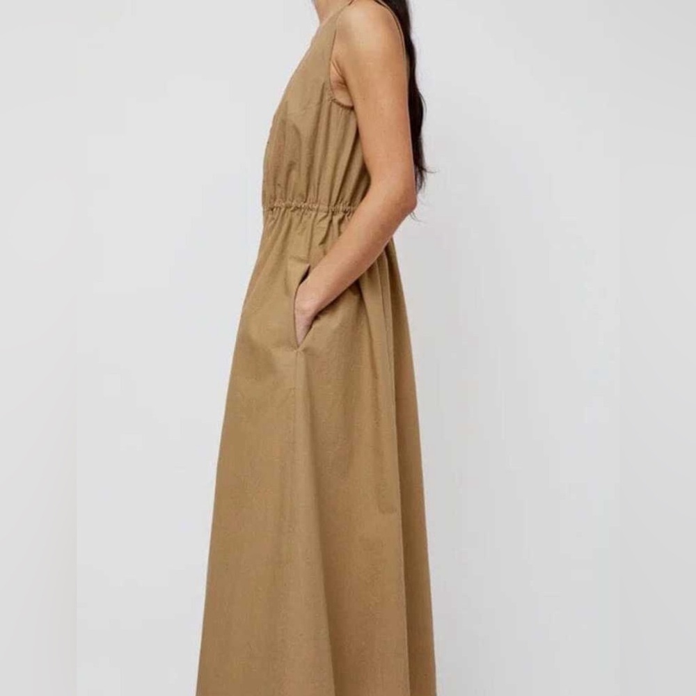 No. 6 Tan Mercer Midi Dress New with Tags - Picture 3 of 6